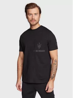 Koszulki i topy damskie - North Sails T-Shirt MASERATI 452311 Czarny Regular Fit - grafika 1
