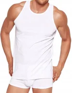 Piżamy męskie - ﻿PODKOSZULKA na ramiączkach męska GŁADKA XXL - miniaturka - grafika 1