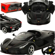 Zabawki zdalnie sterowane - Samochód zdalnie sterowany Rastar 75800 Ferrari LaFerrari Aperta 1:14 czarny - miniaturka - grafika 1