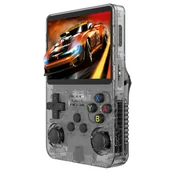 Konsole i gry retro - R36S Handheld Game Console, 3.5-inch IPS Screen, Linux System, 11 Emulator, 64GB - Grey - miniaturka - grafika 1