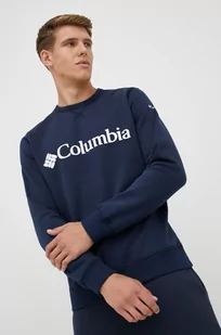 Columbia bluza męska kolor granatowy melanżowa - Bluzy męskie - miniaturka - grafika 1