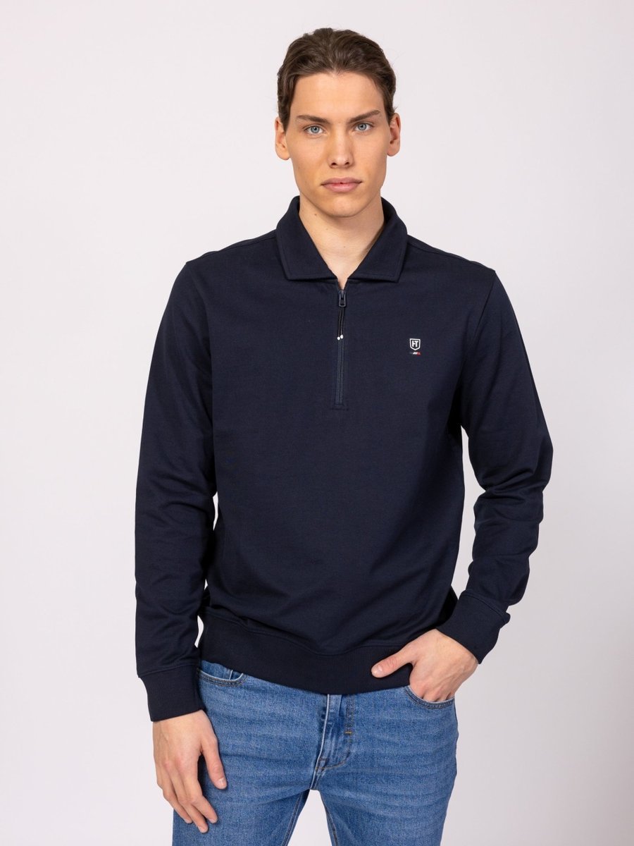 HEAVY TOOLS MĘSKI SWETER ROZPINANY TIMRO GRANATOWY NAVY ROZMIAR L