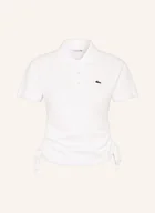 Koszulki i topy damskie - Lacoste Koszulka Polo Z Piki weiss - LACOSTE - miniaturka - grafika 1