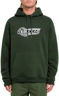 Bluzy męskie - bluza męska VOLCOM VOLSTONED HOODIE Dark Forest - miniaturka - grafika 1