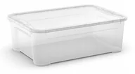 Pudła i pojemniki do przechowywania - Pojemnik z przykrywką 32L Curver T Box, transparentny - miniaturka - grafika 1