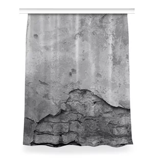 Gotowa zasłona z nadrukiem Stary mur dekor 150x200, Fabricsy - Zasłony - miniaturka - grafika 1