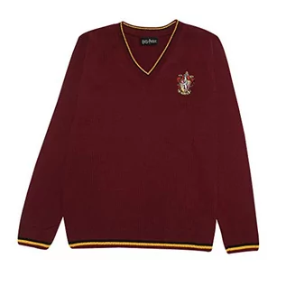 Swetry damskie - House Popgear Harry Potter Gryffindor damski sweter z dzianiny | Oficjalny produkt | Pomysł na prezent dla żony dziewczyny partnera, Hogwartu Wizarding World HAR90032WKJ14 - grafika 1