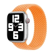Akcesoria do smartwatchy - Apple Opaska APPLE WATCH BRAIDED STRAP SOLO MQYN3ZM/A 44/45/46/49MM BRIGHT ORANGE SIZE 5 ORYGINALNA PLOMBA - miniaturka - grafika 1