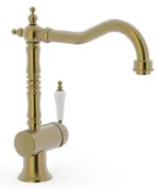 Baterie kuchenne - Bateria stojąca TRES jednouchwytowa kuchenna Mosiądz antyczny matowy 24234101LM - miniaturka - grafika 1