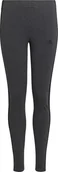 Legginsy - Adidas Legginsy adidas 3S Leg Jr HB7937 HB7937 szary 140 cm - miniaturka - grafika 1
