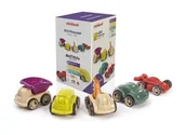 Zabawki interaktywne dla dzieci - Zestaw Eco Mini Autek 5 szt Miniland - miniaturka - grafika 1