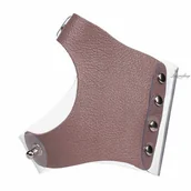 Pozostałe akcesoria kosmetyczne - Goodluck MUA - GLOVE PALETTE - Profesjonalna rękawiczka do wizażu - Skóra naturalna - Brudny róż - S - 8 cm - miniaturka - grafika 1