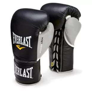 Everlast power Lock Fight Gloves laced 22708BG - Rękawice bokserskie - miniaturka - grafika 1
