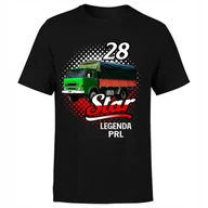 Koszulki męskie - Koszulka męska z nadrukiem STAR 28 kultowe ciężarówki PRL 4XL - miniaturka - grafika 1