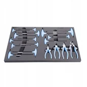 Narzędzia rowerowe - UNIOR Zestaw narzędzi rowerowych na wkładce SOS 1600SOS19 UNIOR 627178 - miniaturka - grafika 1