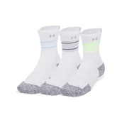 Skarpetki męskie - Skarpetki do biegania uniseks (3-pack) Under Armour UA AD Run Cushion 3pk Crew - białe - miniaturka - grafika 1