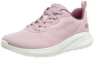 Trampki damskie - Skechers Damskie tenisówki BOBS Squad Chaos, Blush Mesh, 4 UK, Rumieniec siatka, 37 EU - grafika 1