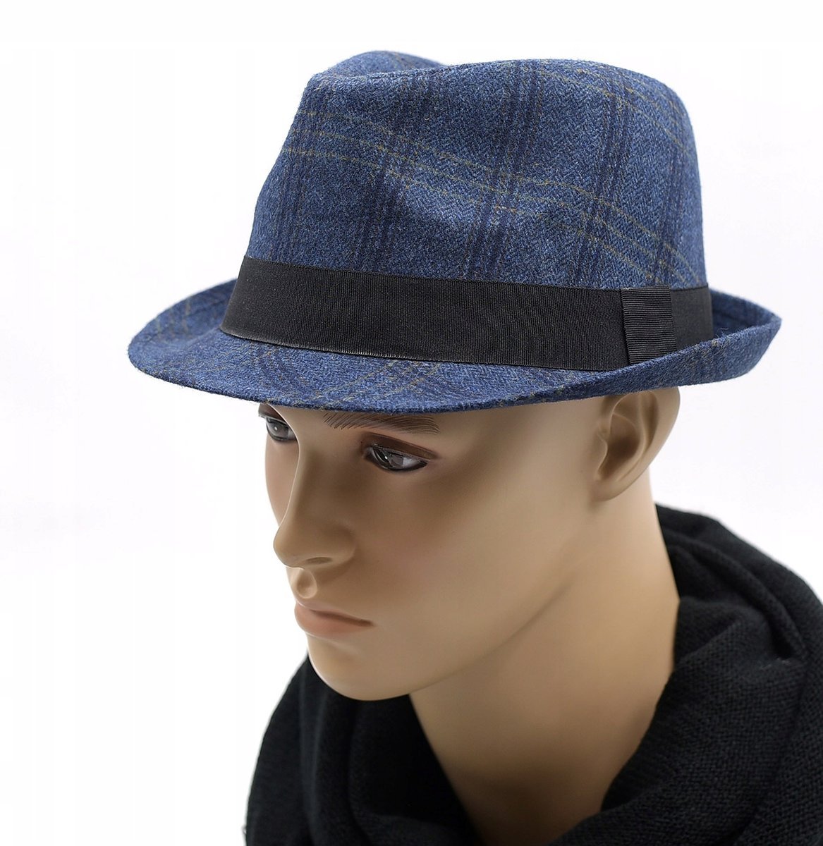 Kapelusz męski zimowy TRILBY Premium 50% wełny