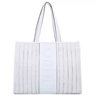 Torebki damskie - LIU JO Shopping Bag off white NA2065-E0513-1065 - grafika 1