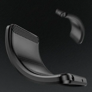 Carbon Case etui do Samsung Galaxy A54 5G elastyczny silikonowy karbonowy pokrowiec czarne - Etui i futerały do telefonów - miniaturka - grafika 4