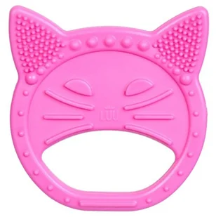 LUU - Gryzak dla dzieci LUUISA THE CAT,pink - Gryzaki dla dzieci - miniaturka - grafika 1