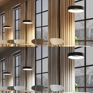 Lampy sufitowe - Arcchio Aleksi lampa wisząca LED, Ø 45 cm, okrągła - miniaturka - grafika 1
