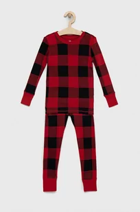 GAP piżama bawełniana dziecięca kolor czerwony wzorzysta - Gap - Piżamy chłopięce - miniaturka - grafika 1