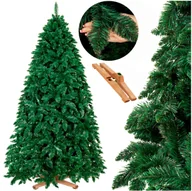 Choinki - Sztuczna choinka sosna leśna 240 cm jak żywa Royal Trees premium drewniany stojak - miniaturka - grafika 1