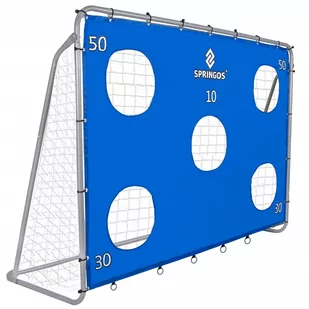 Bramka piłkarska 240x170 cm + mata treningowa bramka stalowa - Piłka nożna - miniaturka - grafika 1