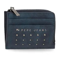 Portfele - Pepe Jeans Holly Karty na karcie Niebieski 11,5x8x1,5 cms Skóra syntetyczna, niebieski, Talla única, etui na karty - miniaturka - grafika 1