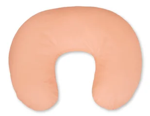 Poduszka rogal do karmienia fasolka rozbieralna- brzoskwiniowa - Poduszki do karmienia - miniaturka - grafika 1