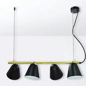 Lampy sufitowe - Rabalux Alder Czarna 4xE14 Lampa wisząca 5377 5377 - miniaturka - grafika 1