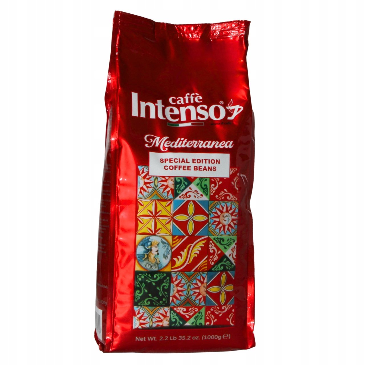 Caffe Intenso Kawa Ziarnista 100% Robusta Mediterranea 1 kg