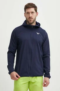 Reebok kurtka treningowa Identity Training kolor granatowy przejściowa 100038736 - Kurtki męskie - miniaturka - grafika 1