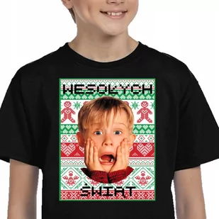 140 KEVIN SAM W DOMU KOSZULKA ŚWIĄTECZNA CZARNA - Moda i Uroda OUTLET 140 KEVIN SAM W DOMU KOSZULKA ŚWIĄTECZNA CZARNA - Moda i Uroda OUTLET - miniaturka - grafika 1