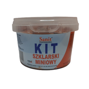 Gipsy i gładzie gipsowe - Kit szklarski miniowy 0,50 kg czerwony SANIT - miniaturka - grafika 1