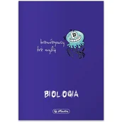 Zeszyty szkolne - Zeszyt A5 60k kratka 70g. BIOLOGIA 9500059 HERLITZ - miniaturka - grafika 1