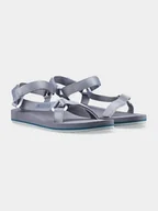 Sandały damskie - 4F, Sandały damskie, Midshop shoes, Szary, rozmiar 38 - miniaturka - grafika 1