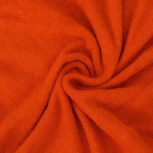 Kvalitex Prześcieradło frotte pomarańczowe 140x200cm - Prześcieradła - miniaturka - grafika 1