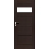 Drzwi wewnętrzne - Skrzydło Brytania 02 wenge japońskie 70 L 3Z WC podcięcie - miniaturka - grafika 1