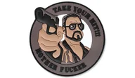 Odzież taktyczna i umundurowanie - 101 Inc. - Naszywka 3D - Take Your Hit!!! - Brązowy - miniaturka - grafika 1