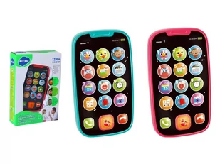 Telefon edukacyjny smartfon dla dzieci Hola czerwo KX6000_1 - Zabawki interaktywne dla dzieci - miniaturka - grafika 1