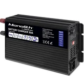 Prostowniki samochodowe - Qoltec Inteligentna profesjonalna ładowarka Monolith do akumulatorów LiFePO4 AGM GEL SLA | 30A | 12V - miniaturka - grafika 1