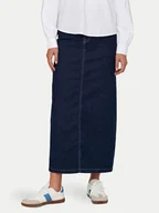 Spódnice - JDY Spódnica jeansowa Moon 15335465 Granatowy Regular Fit - miniaturka - grafika 1