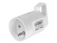 Gniazdka elektryczne - PCE Gniazdo-z-uchem-z-uziemieniem-2P+Z-16A-250V-białe 315-01 - miniaturka - grafika 1