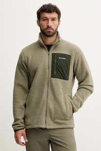 Columbia bluza Jasper męska kolor zielony gładka 2142421 - Bluzy męskie - miniaturka - grafika 1