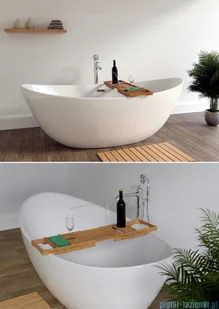 The North Bath półka bambusowa uniwersalna na wannę BBS-01 | - Wanny z hydromasażem - miniaturka - grafika 7