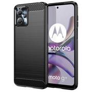 Etui i futerały do telefonów - Winner Group Carbon na Motorola Moto G13 4G 11698 Czarny - miniaturka - grafika 1