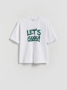 Reserved - T-shirt z nadrukiem - złamana biel - Koszulki dla chłopców - miniaturka - grafika 1