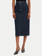 Spódnice - HUGO Spódnica jeansowa Gatje_2 50541495 Granatowy Regular Fit - miniaturka - grafika 1